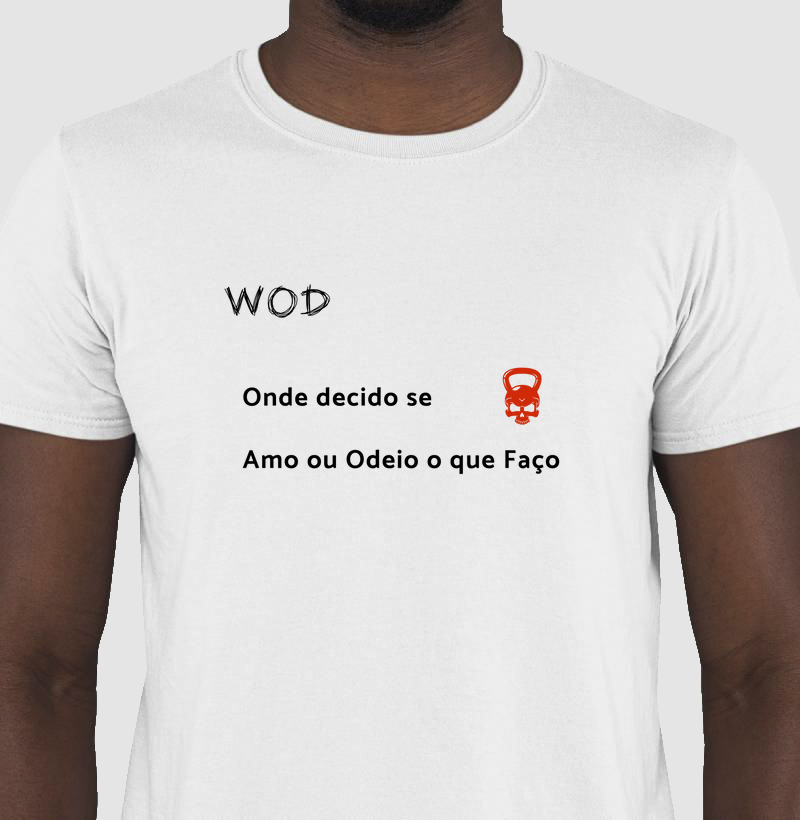 Camisa Wod Odeio ou Amo
