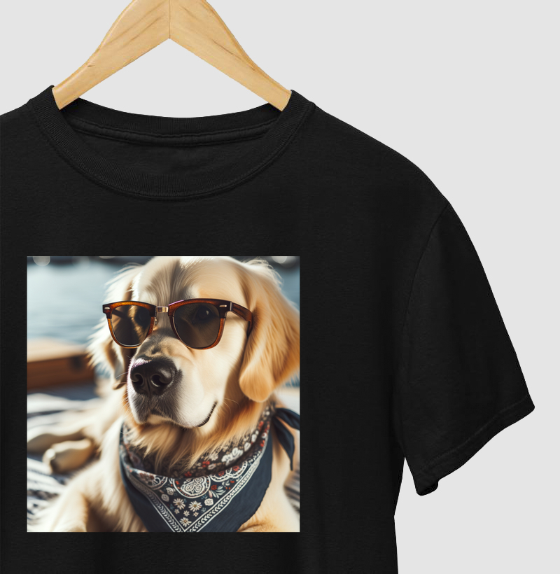 Golden Retriever de Óculos