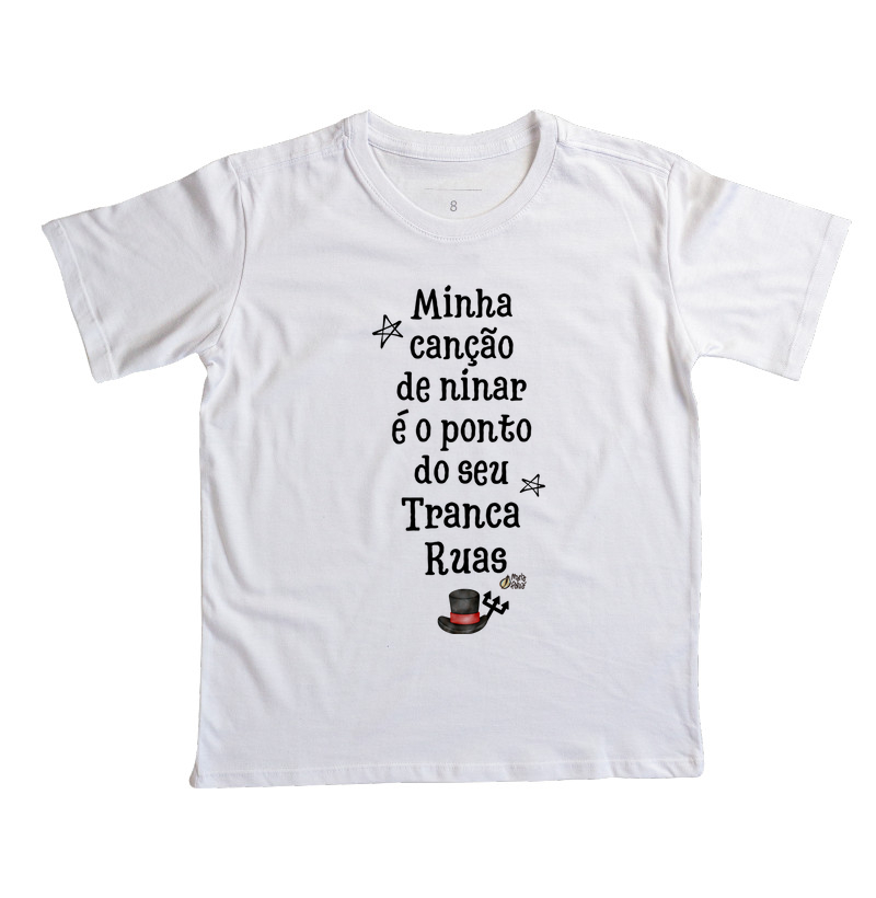 Camiseta Infantil Ninar Tranca Ruas Maria Patuá