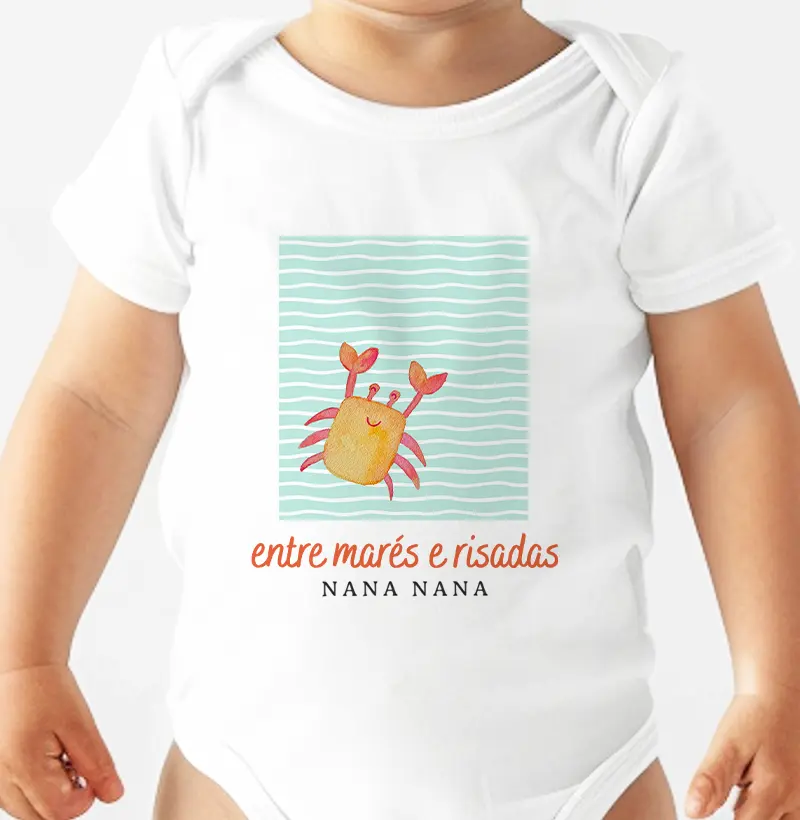 Entre marés e risadas - caranguejo