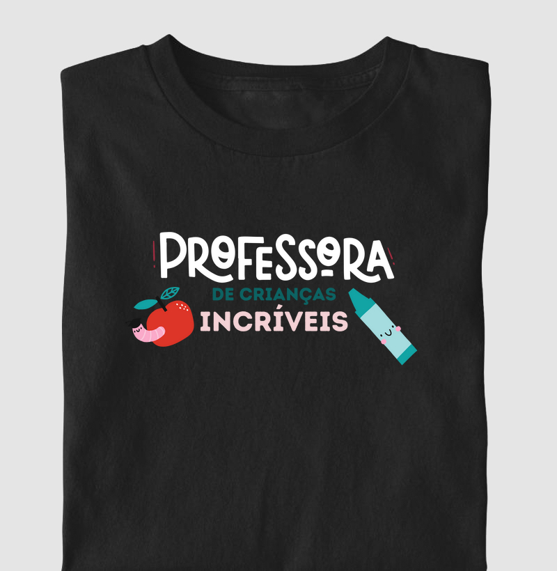 Camiseta Mini | Professora de Crianças incríveis