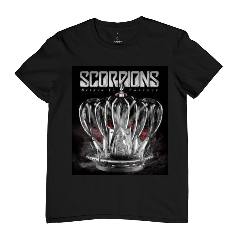 camisa da banda scorpions