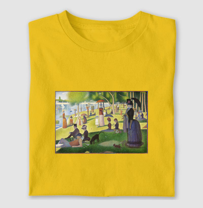 Uma Tarde de Domingo na Ilha de La Grande Jatte - Georges Seurat