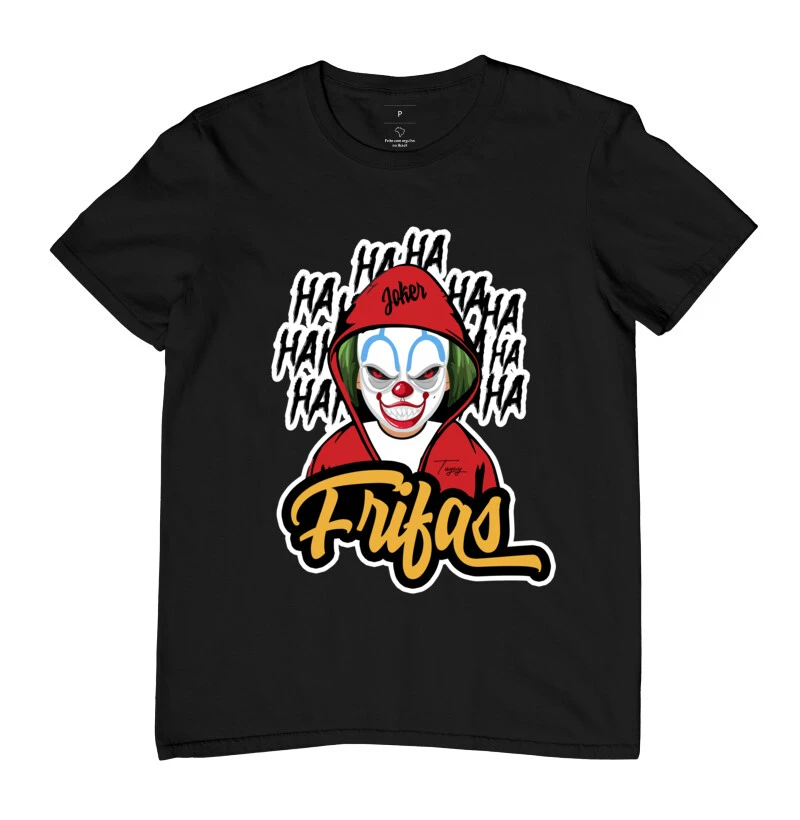 Camiseta Gamer Free Fire Joker La Casa de Papel