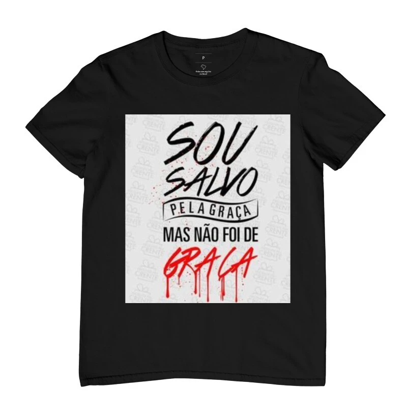 Camiseta "Sou salvo"