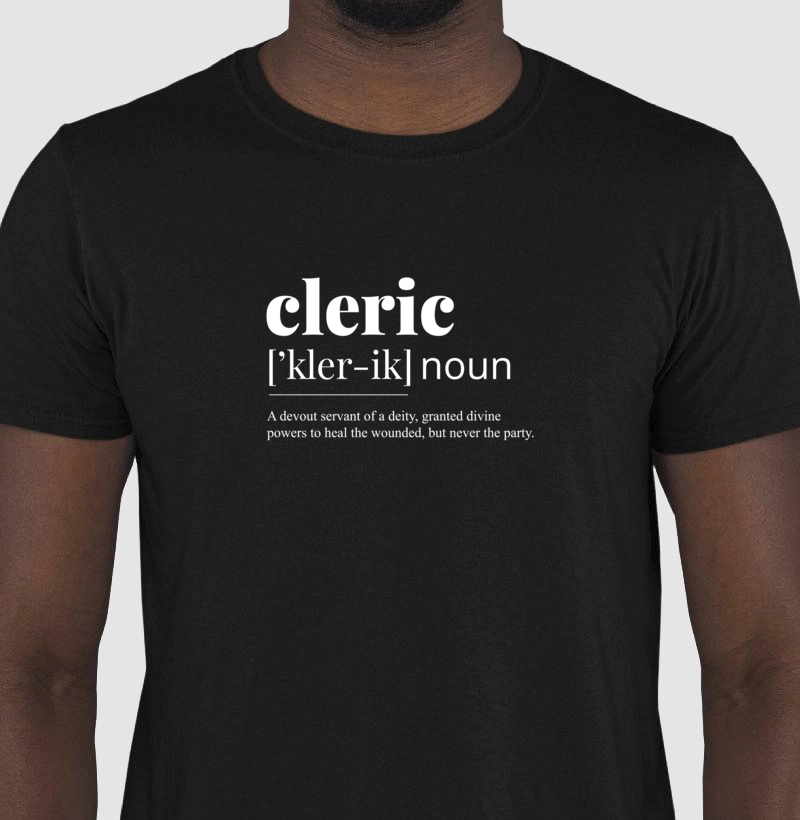 Camiseta Cleric