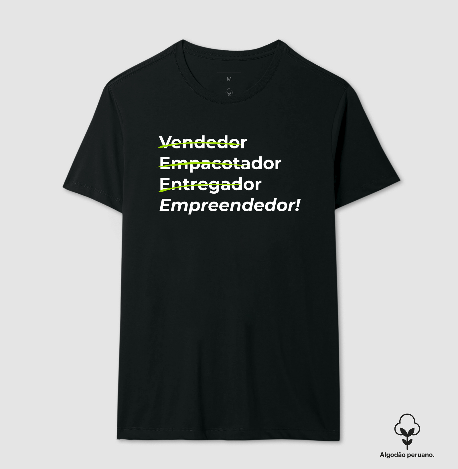 Vendedor, Empacotador, Entregador, Empreendedor