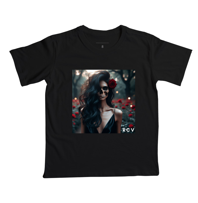 Camiseta RCV Rosa Caveira Intensidade