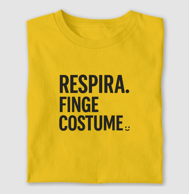 Respira, finge costume