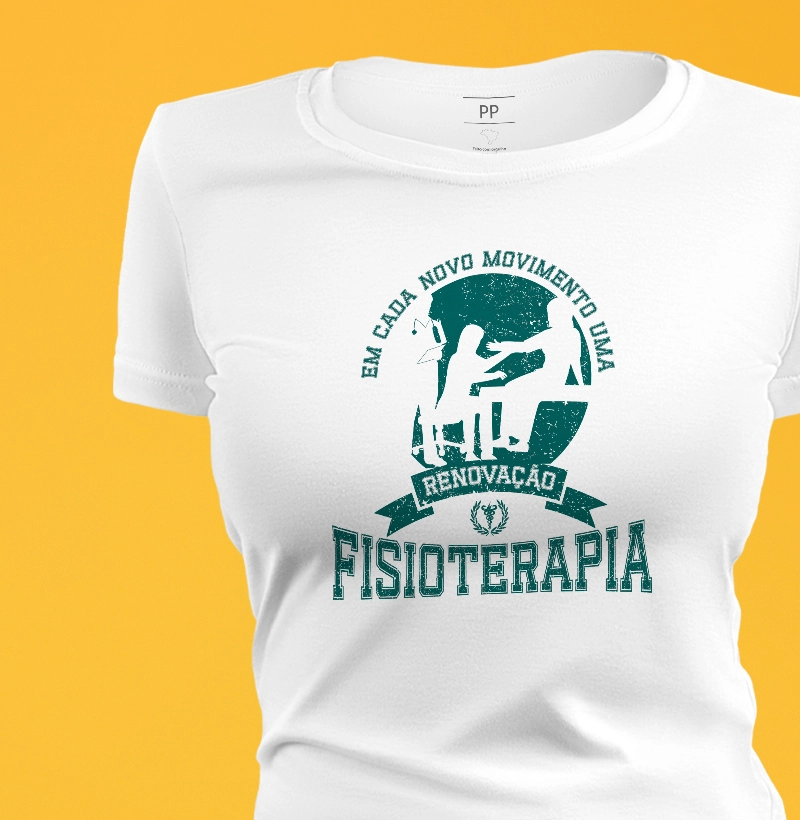 Camiseta Fisioterapia renovação - feminina