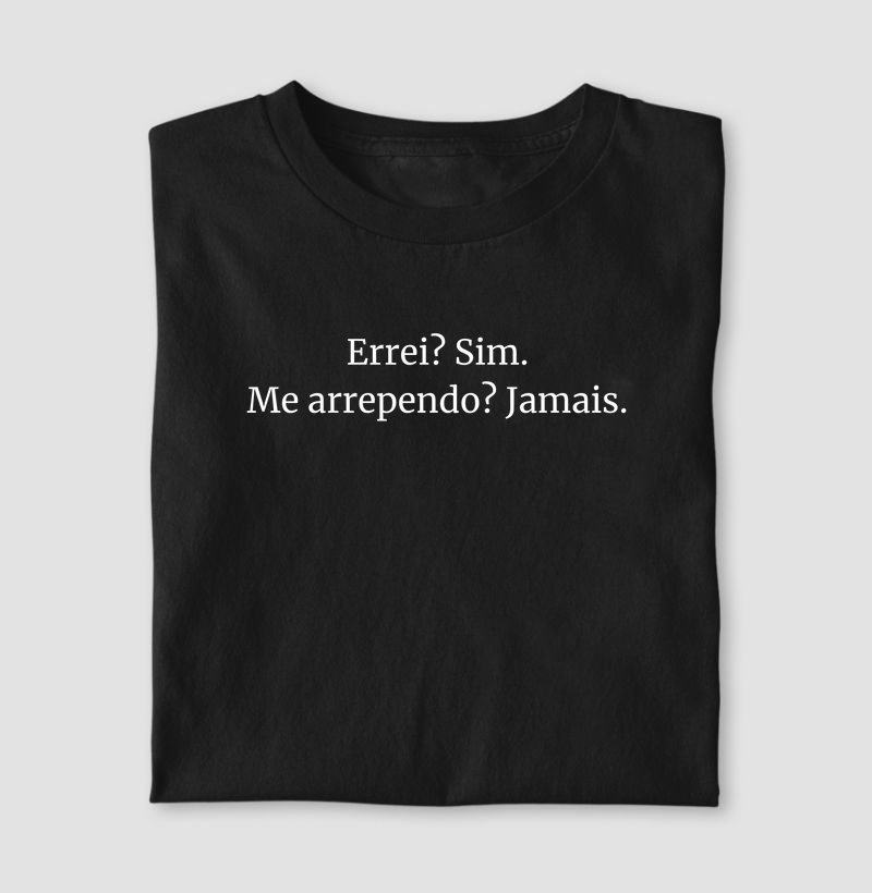 Errei? sim
