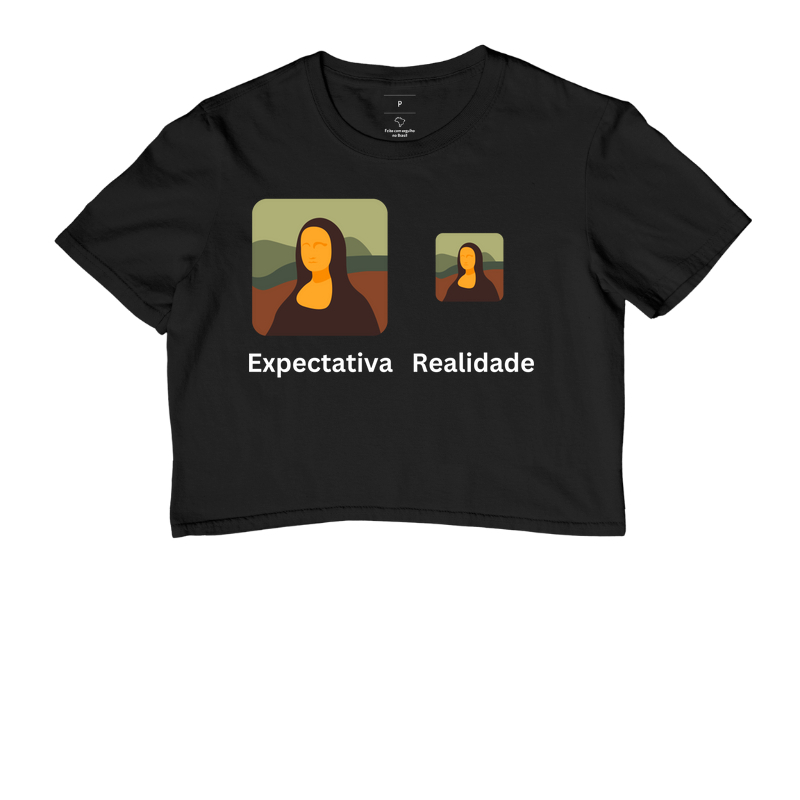 Expectativa x Realidade - Mona Lisa