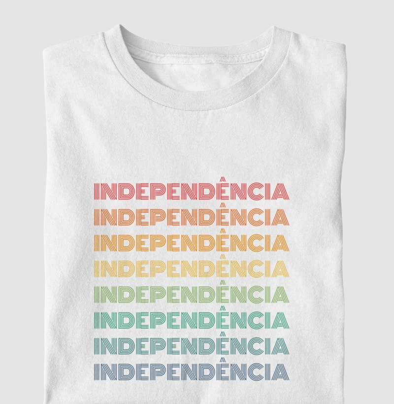 Independência Letreiro Retrô