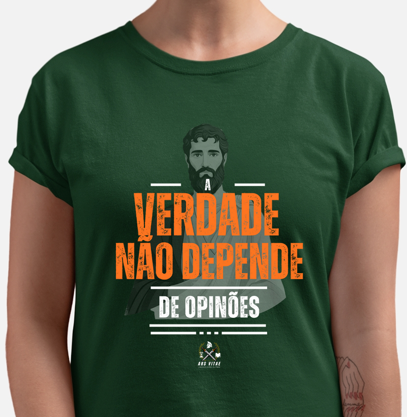 Camiseta "A Verdade Não Depende de Opiniões" – Ars Vitae
