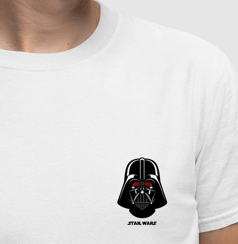 Camiseta Darth Vader Minimalista 