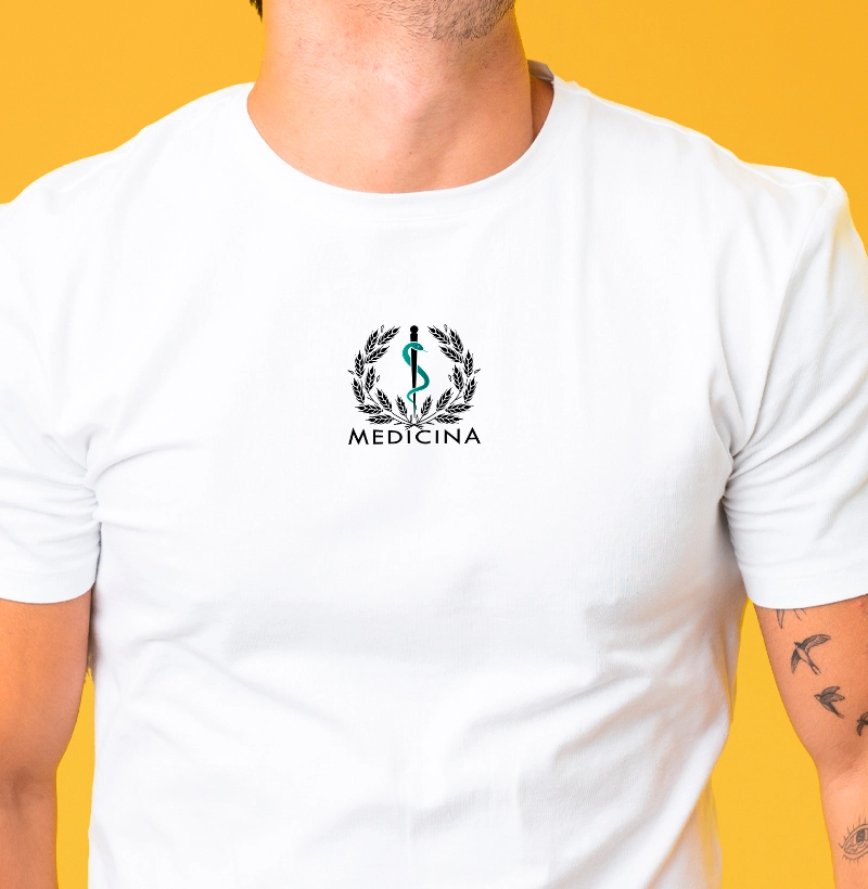 Camiseta Medicina Premium Láurea - masculina