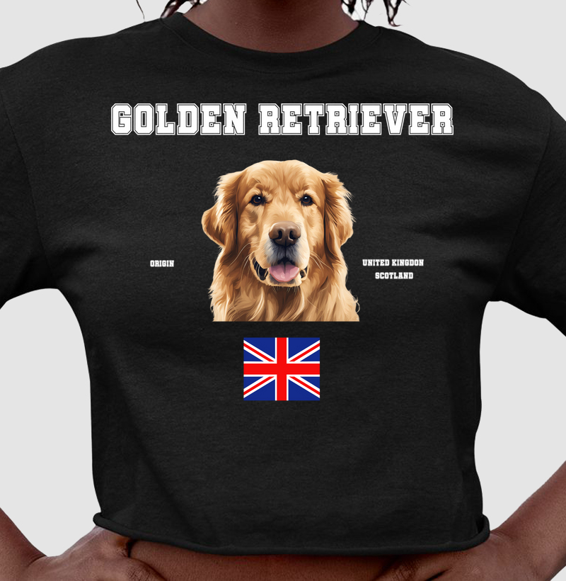 Golden Retriever - letras brancas