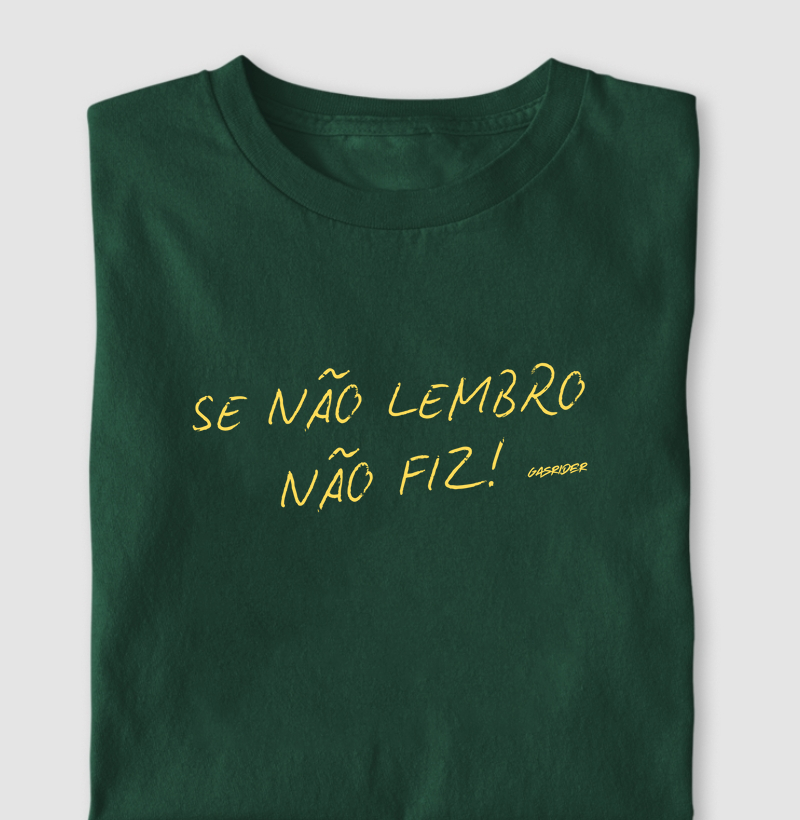 Se não lembro