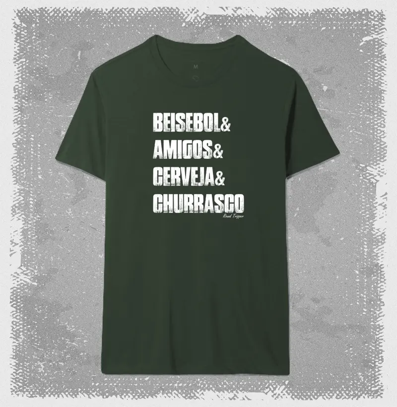 Camiseta Beisebol & Churrasco
