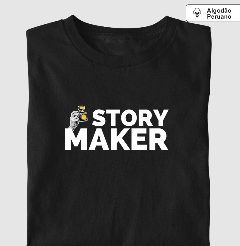 Camiseta Storymaker (Algodão Peruano)
