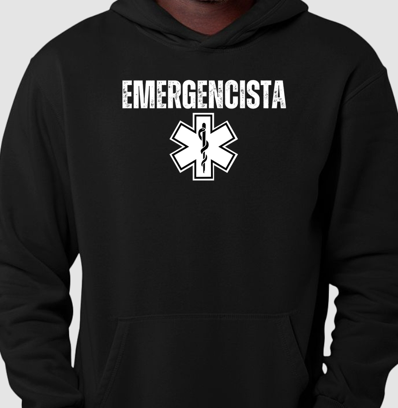 Moletom Canguru - Emergencista