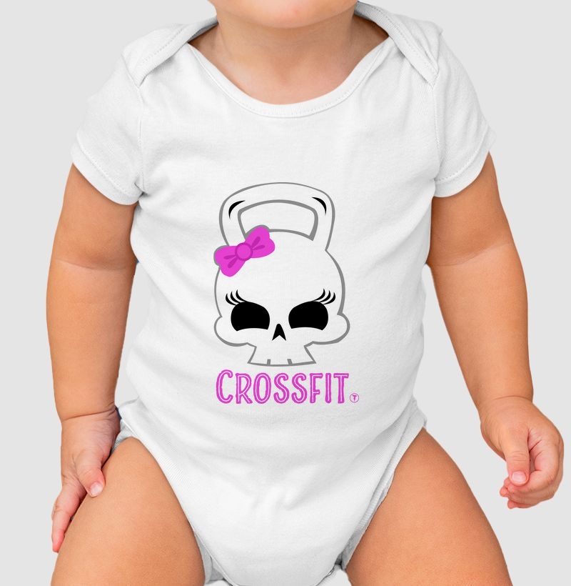 Body Bebê Kettlebell Skull