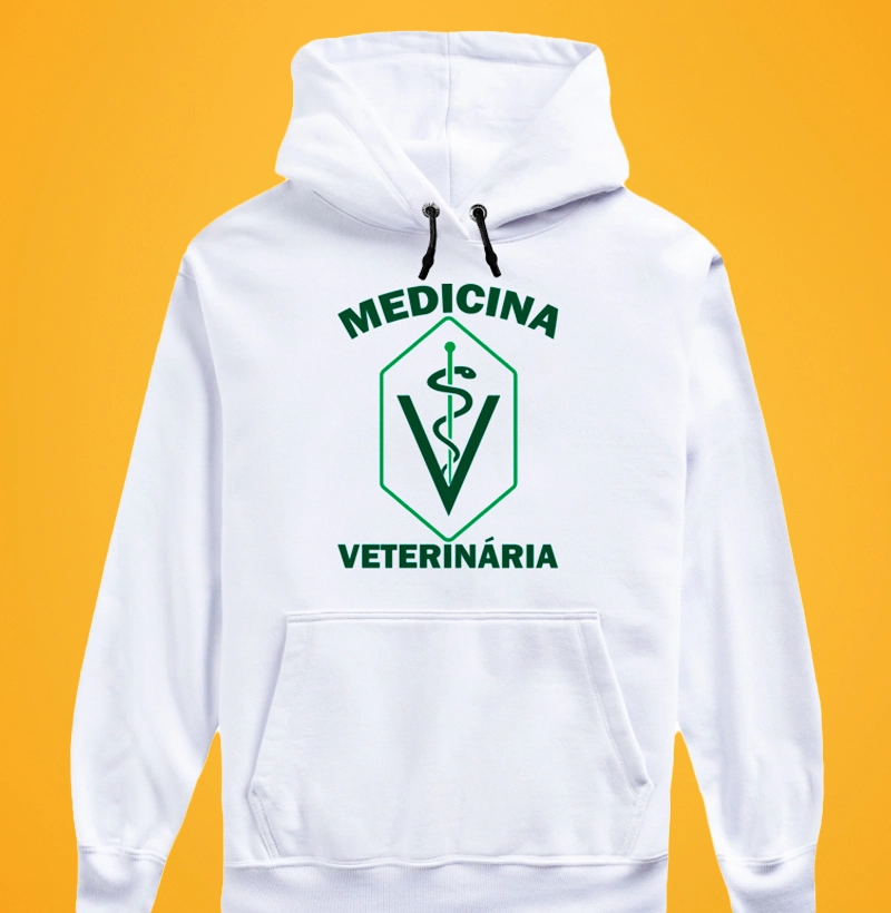 Moletom Símbolo da Medicina Veterinária - unissex