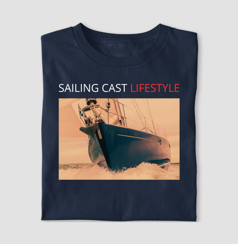 Camiseta Algodão Sailing Cast Lifestyle