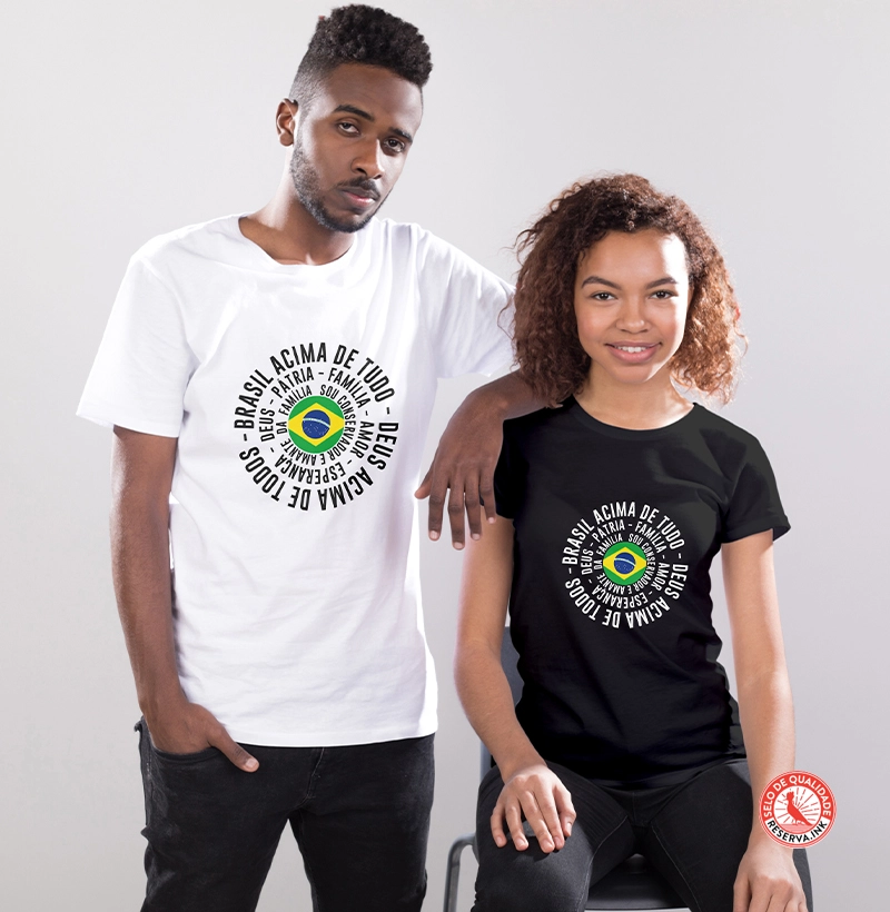 T Shirt Unissex e Baby Look Brasil