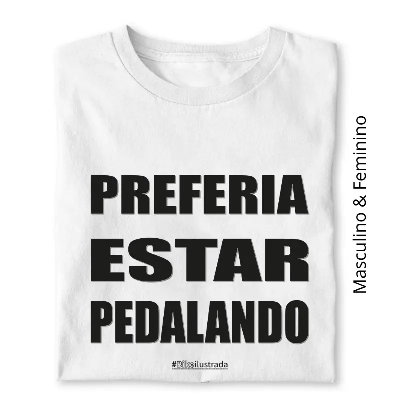 Preferia estar pedalando