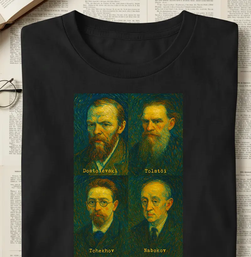 Camiseta - Escritores Russos
