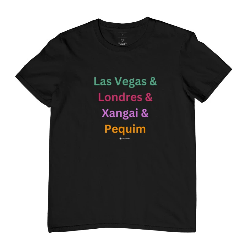 Camiseta Vegas - Pequim