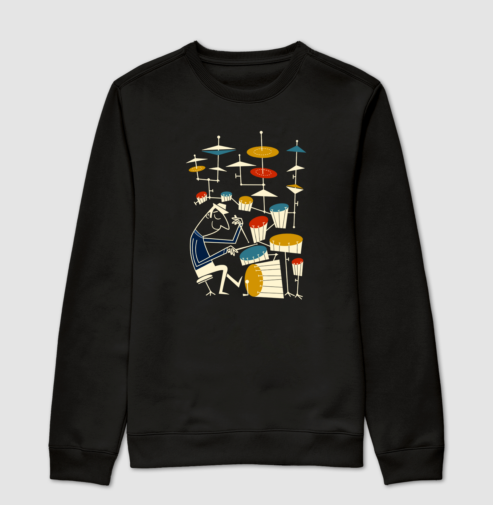 The Mid-Century Jazz Drummer