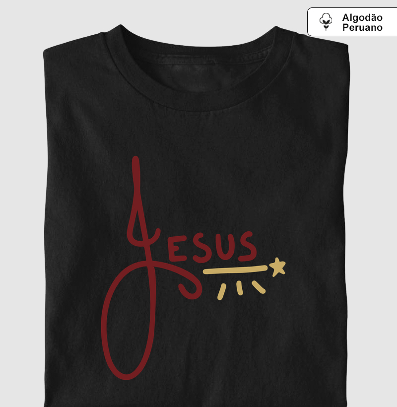 Camiseta Jesus Algodão Peruano Jesus