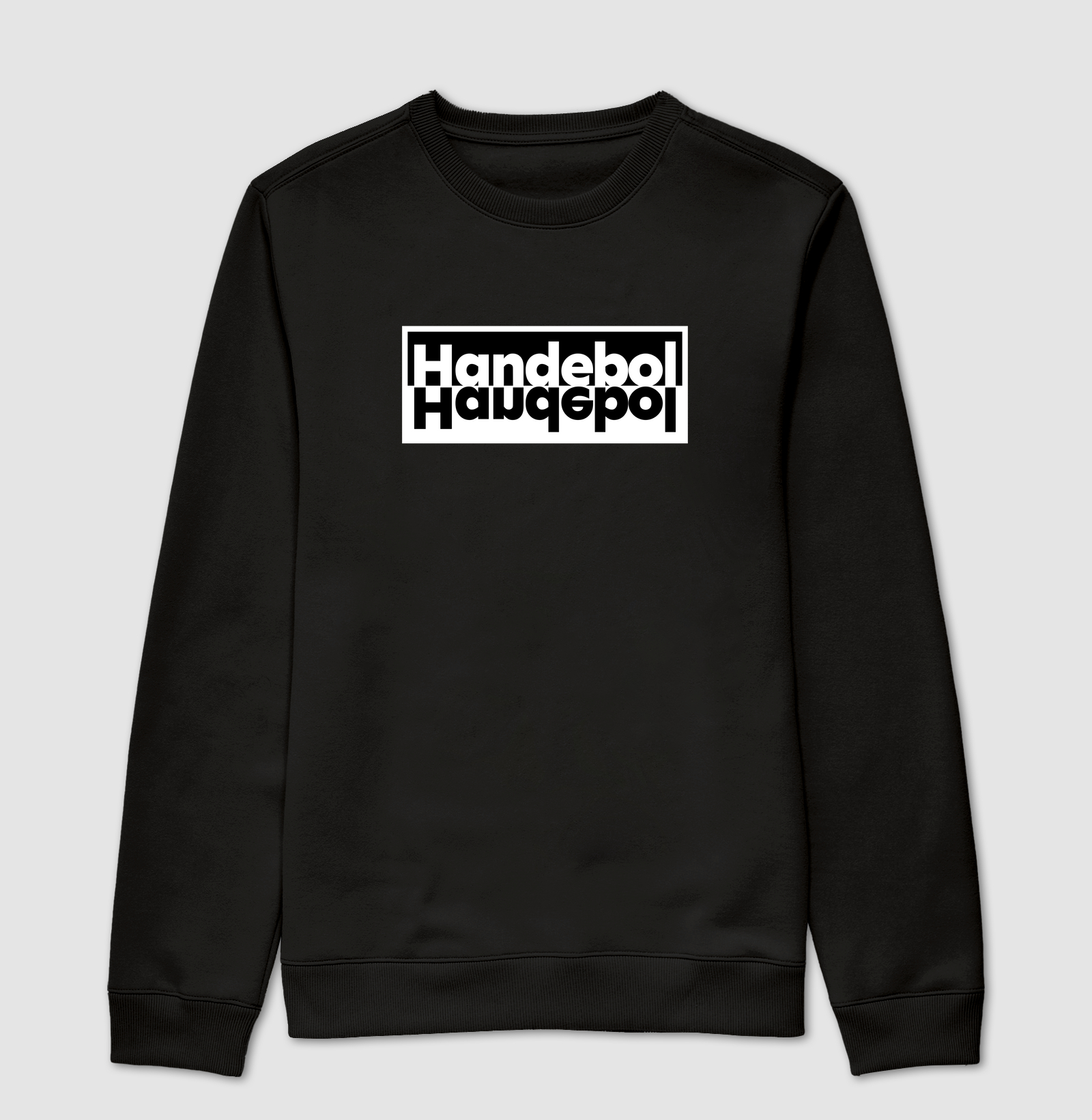Suéter Moletom de Handebol - HANDEBOL - preto e branco
