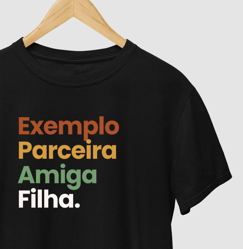 Exemplo parceira amiga filha