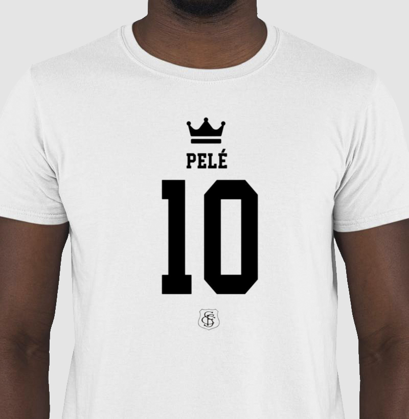 Camisa 100 %algodão, sfc Pelé 