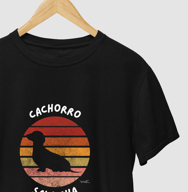 Estampa cachorro salsicha - casual CS001PR