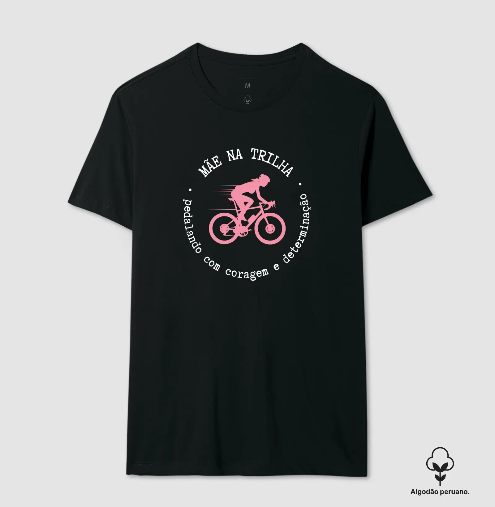 MÃE CICLISTA ROSA
