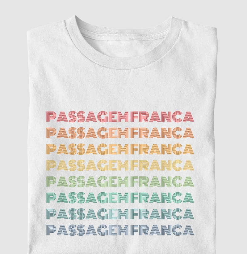 Passagem Franca Letreiro Retrô