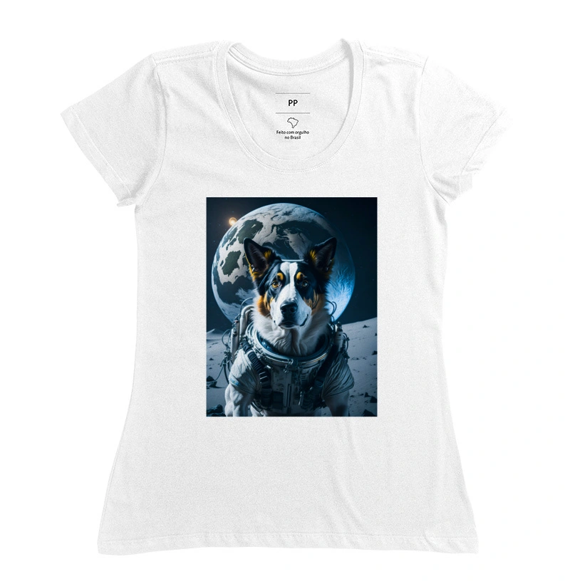 Border Collie Astronauta