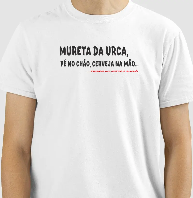 CAMISETA RESERVA.INK MASCULINA E FEMININA TRIBOS.etc MINIMALISTA, MURETA DA URCA, PÉ NO CHÃO E CERVEJA NA MÃO