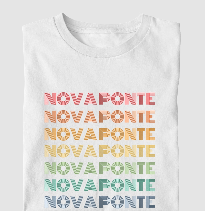 Nova Ponte Letreiro Retrô