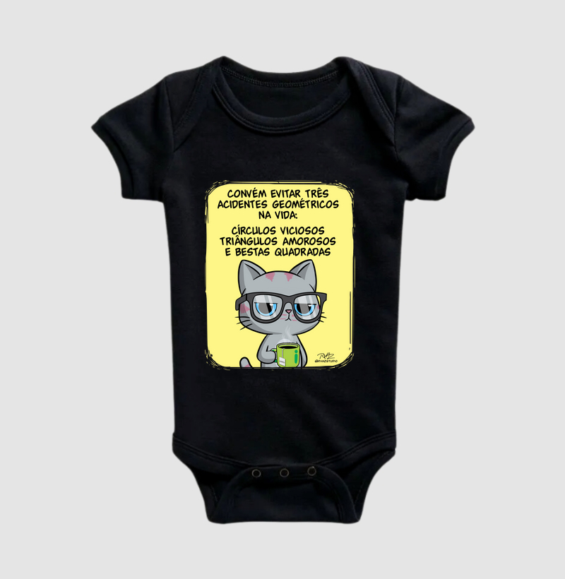 Camiseta Gato Sincero Geometria