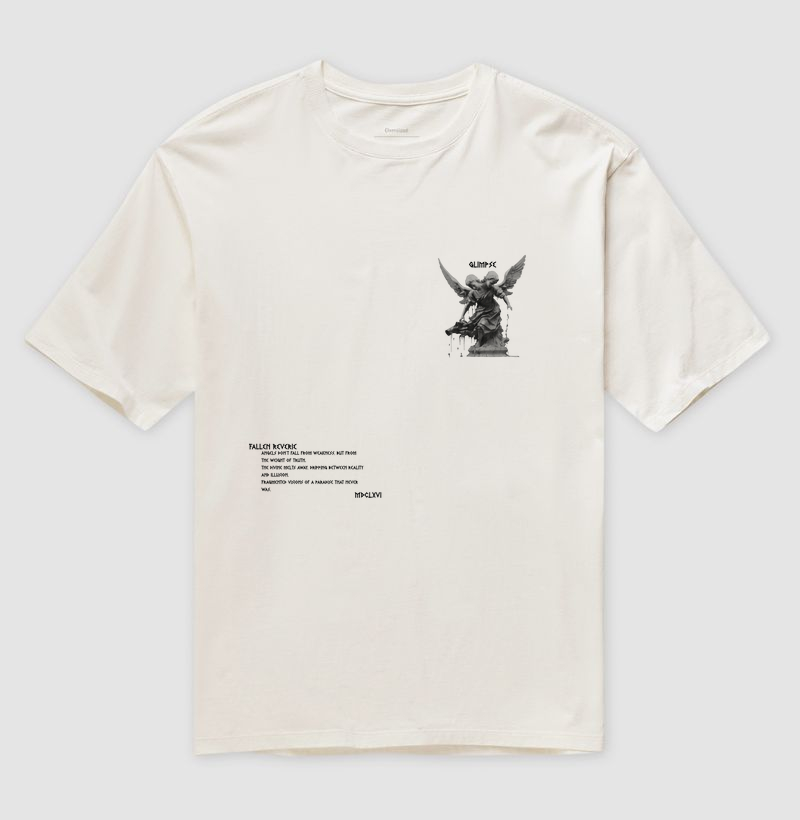 Camiseta Oversized Angels Glimpse Off-White