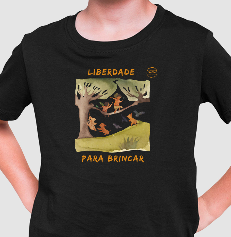 Camiseta Infantil KIRI - Liberdade para Brincar