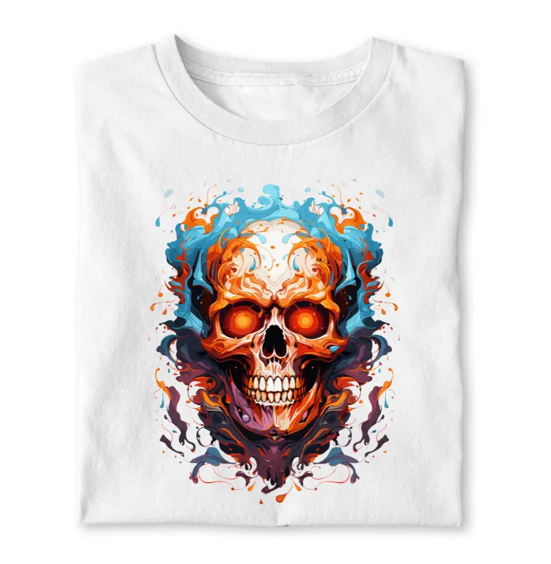 Fire Eye Skull T-shirt