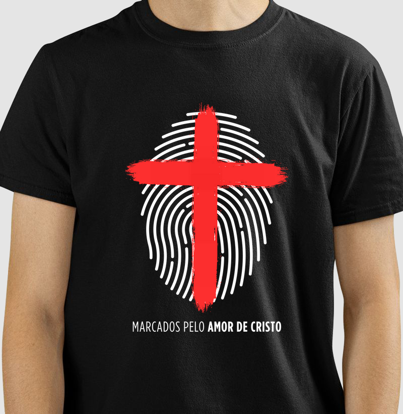 Camiseta Marcados Pelo Amor de Cristo