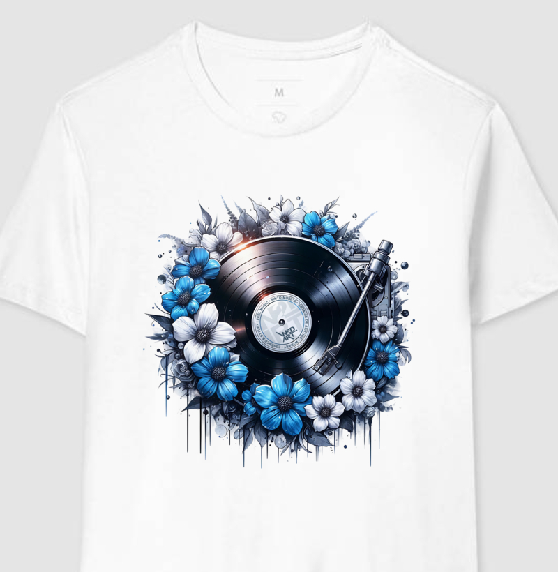 Camiseta Vinil Floral | Série: Vinil Floral • 03