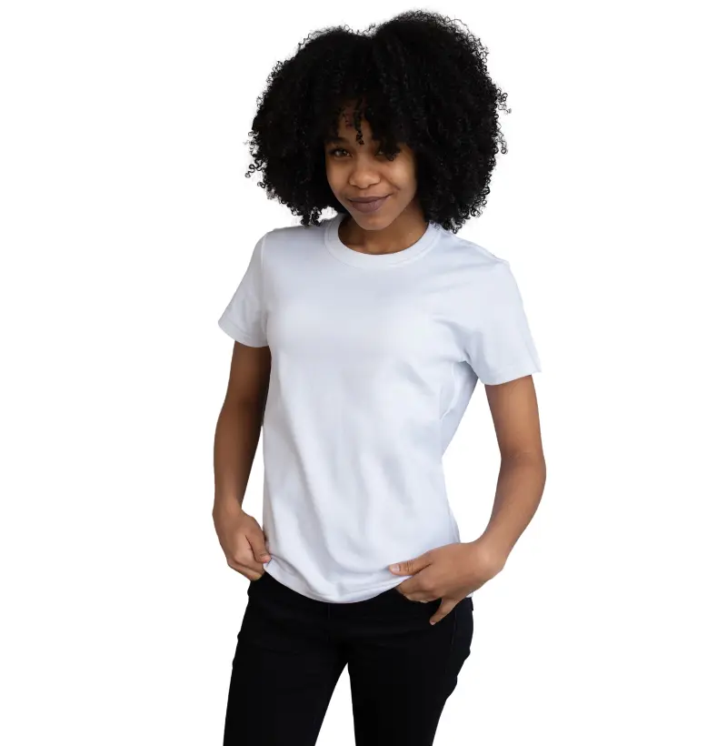 Camiseta Básica Branca Feminina